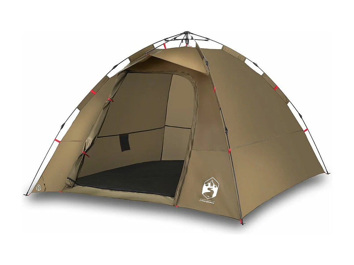 Tonnelle -Tente de pêche 4 personnes vert olive libération rapide FR804152