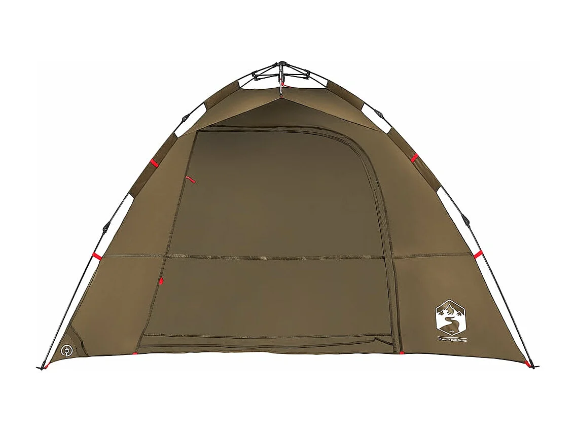 Tonnelle -Tente de pêche 4 personnes vert olive libération rapide FR804152