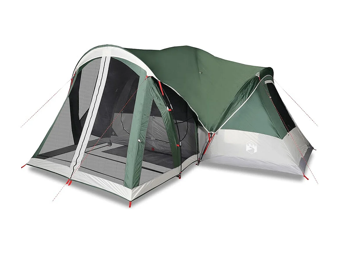 Tienda de campaña familiar tipi 8 personas impermeable verde ES773453