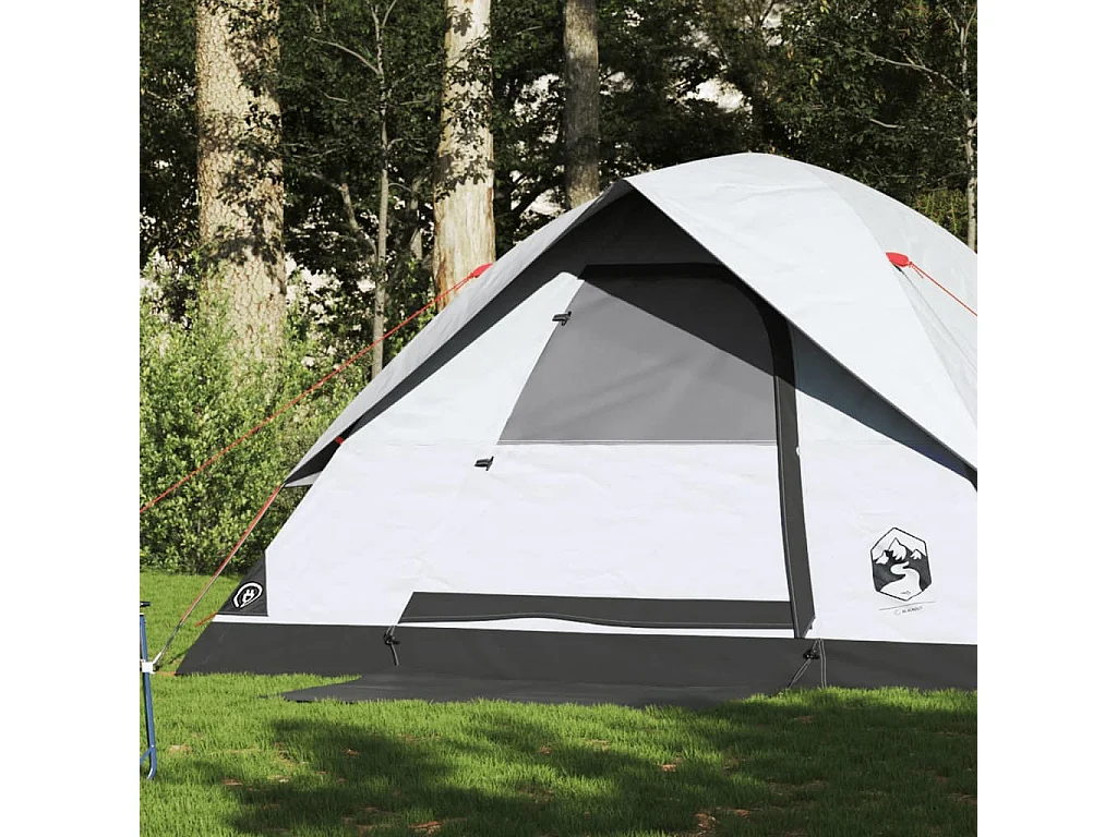 Tienda familiar iglú 6 personas tela opaca impermeable blanca ES685978