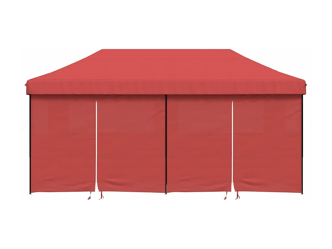 Tonnelle -Tente de réception pliable escamotable avec 4 parois latérales FR685422