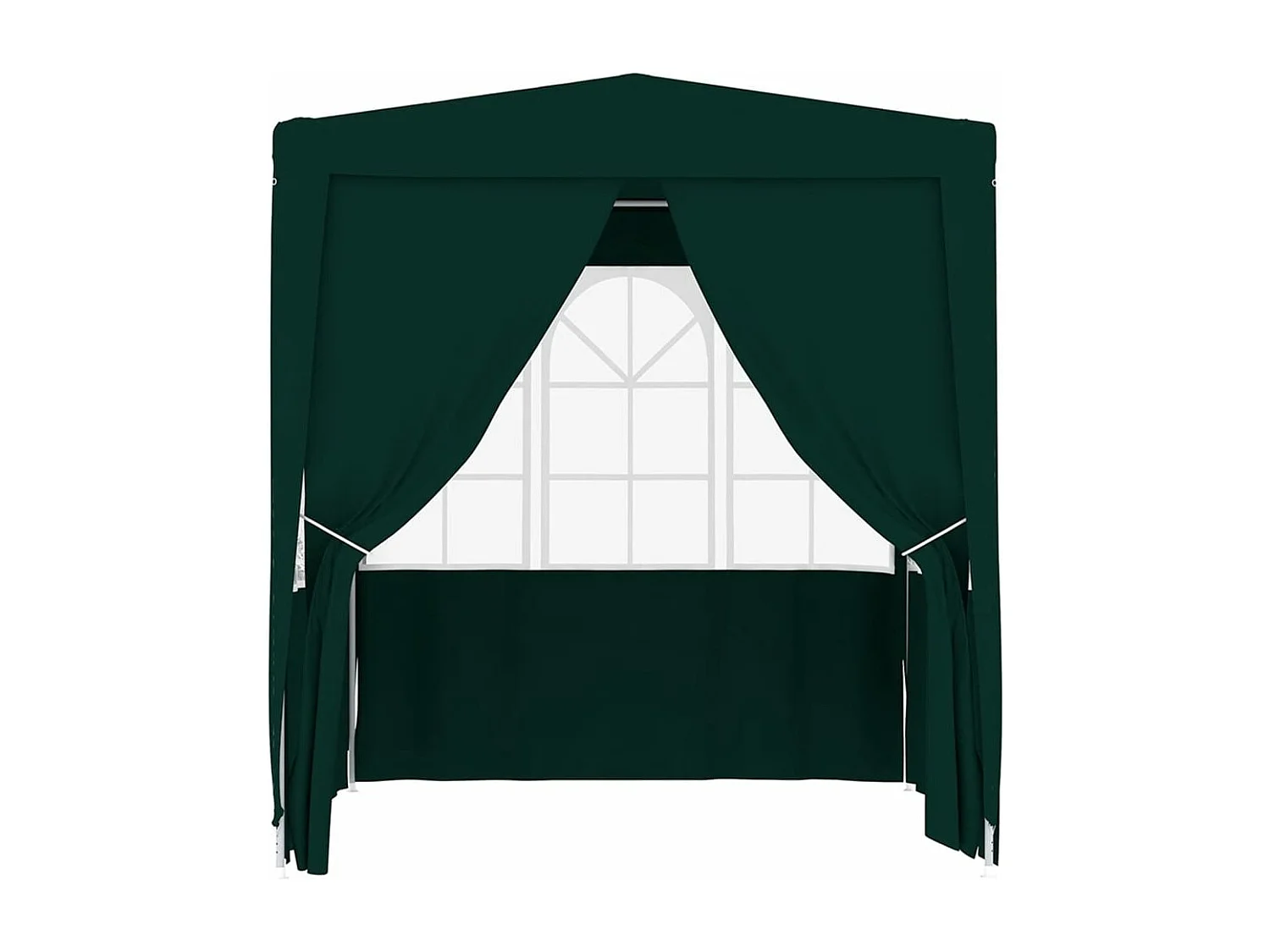Partytent met zijwanden professioneel 90 g/m² 2,5x2,5 m groen BE775060