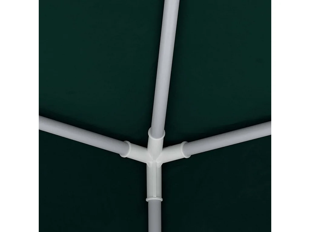 Tenda festas profiss. c/ paredes laterais 2,5x2,5m 90g/m² verde PT924398