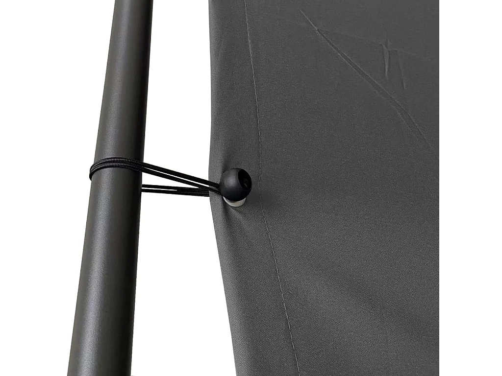 Gazebo 4x4 m 180 g/m² tecido e aço antracite PT688836