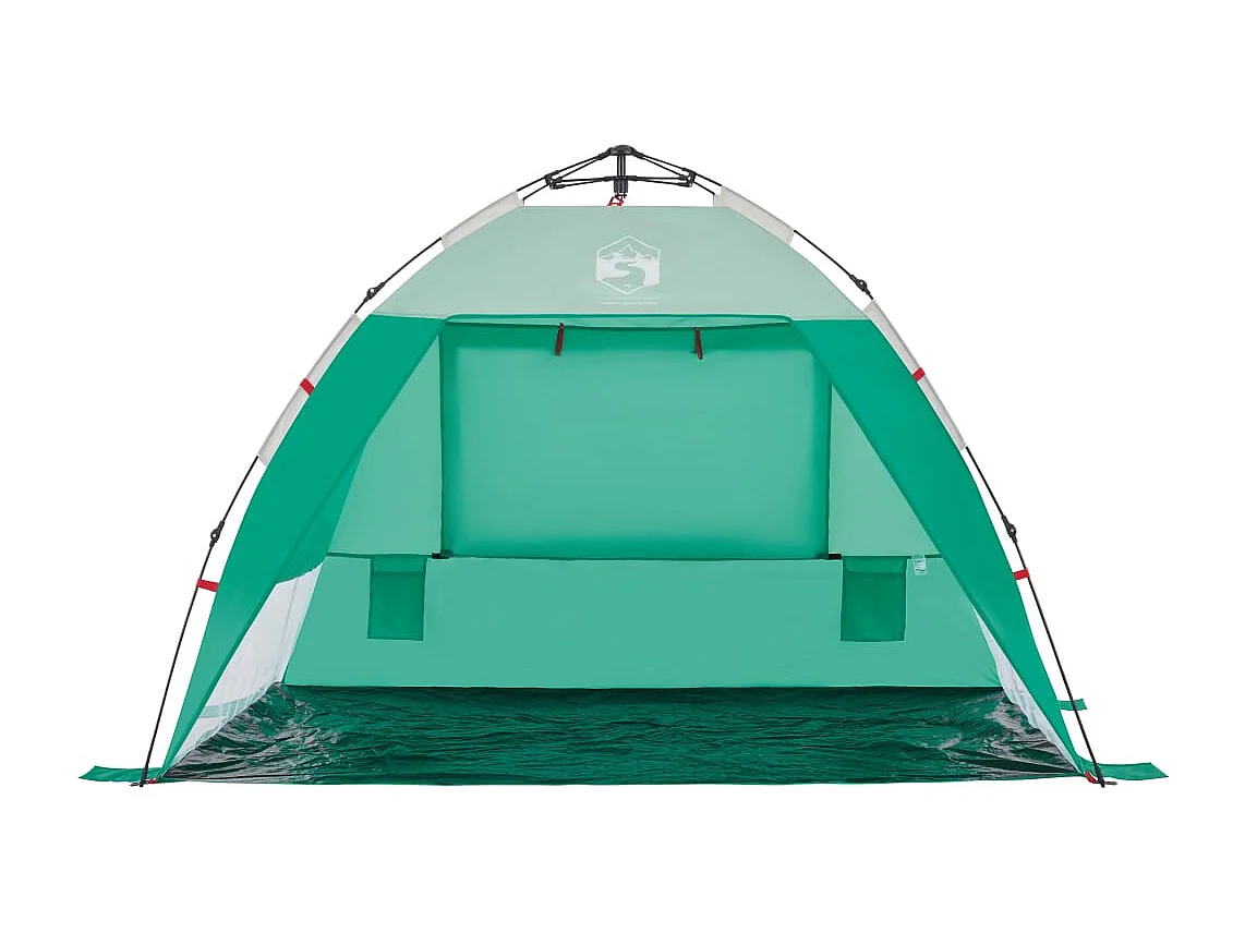 Tienda de playa 2 personas impermeable apertura rápida verde ES477230