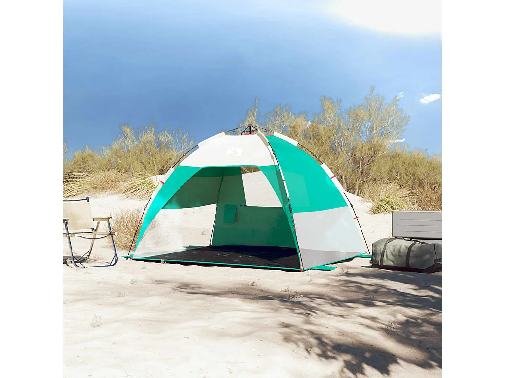 Tonnelle -Tente de plage 2 personnes libération rapide imperméable FR810603