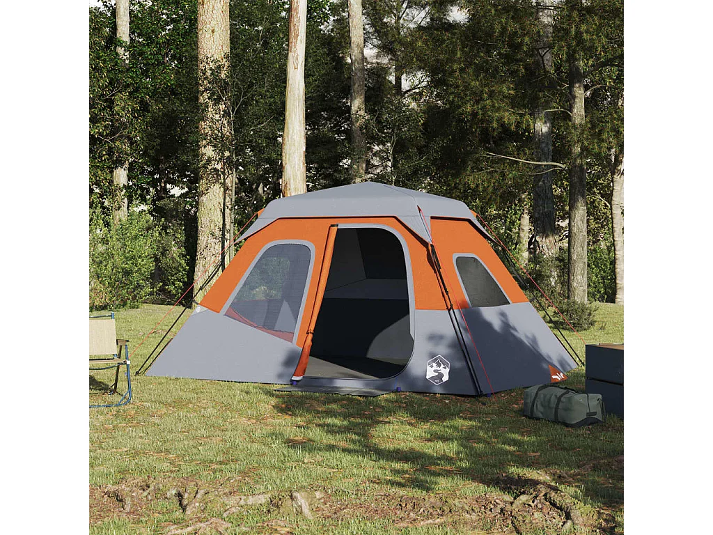 Tonnelle -Tente familiale 6 personnes libération rapide imperméable FR814103