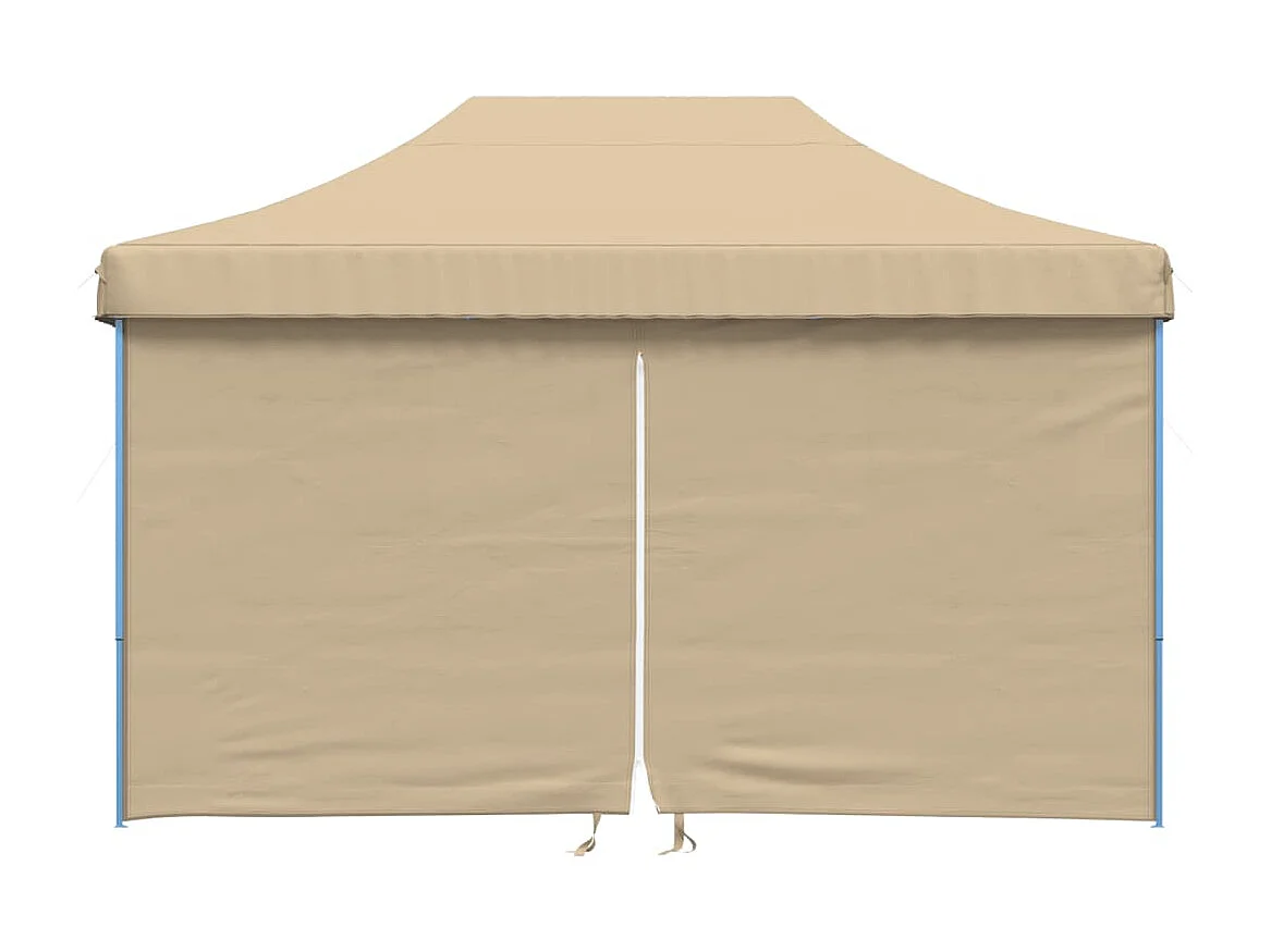 Tonnelle -Tente de réception pliable escamotable avec 4 parois latérales FR808175