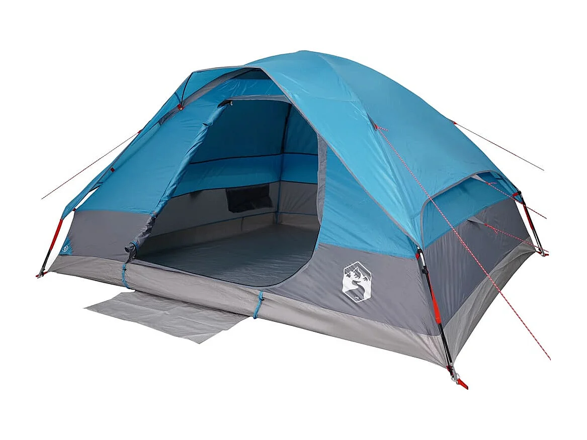 Tonnelle -Tente familiale à dôme 6 personnes bleu imperméable FR638449