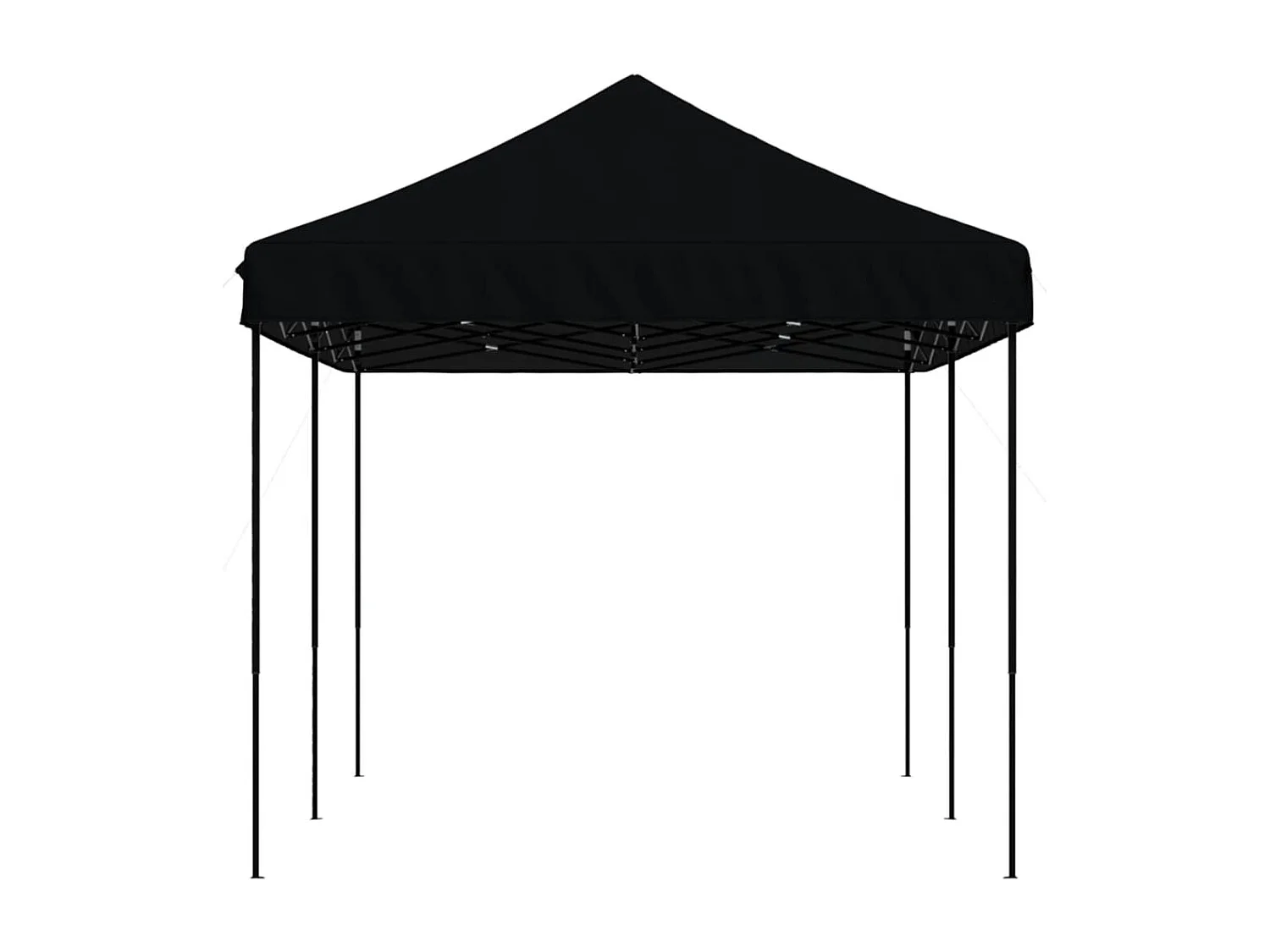 Tenda para festas pop-up dobrável 580x292x315 cm preto PT500707