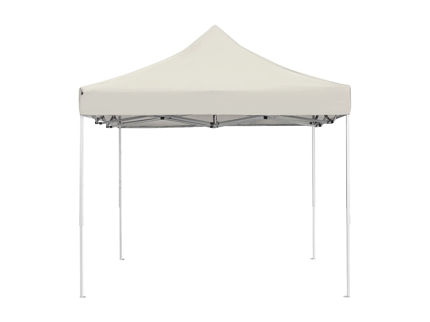 Tonnelle -Tente de réception pliable Aluminium 4,5x3 m Crème FR744047