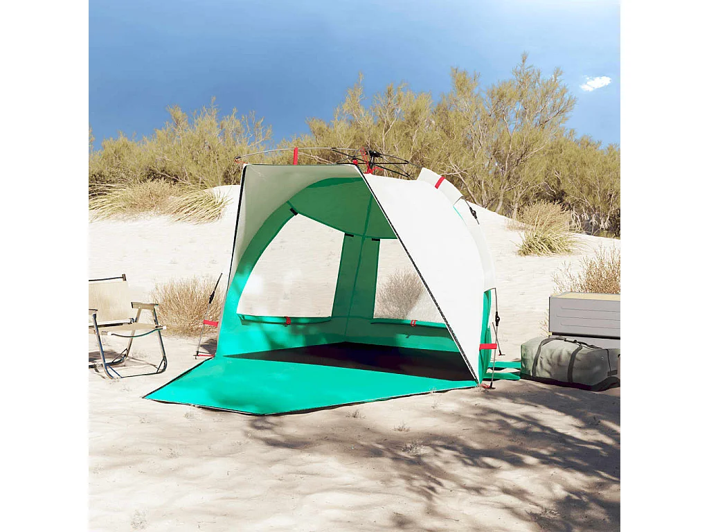 Tonnelle -Tente de plage 2 personnes libération rapide imperméable FR581211
