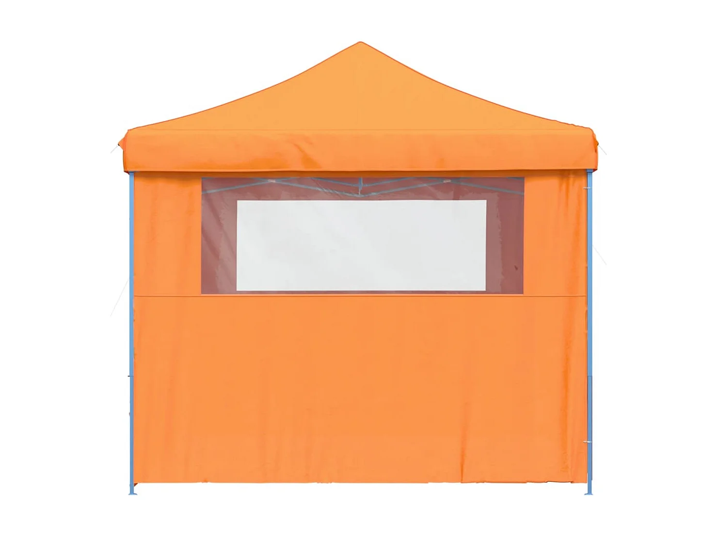 Tenda para festas pop-up dobrável c/ 4 paredes laterais laranja PT464419