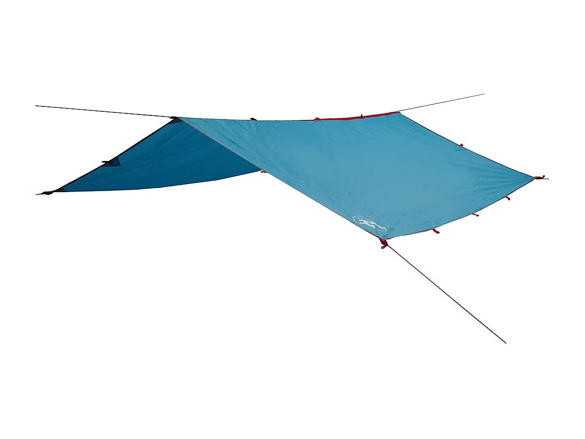 Lona de campismo 360x294 cm impermeável azul PT396022