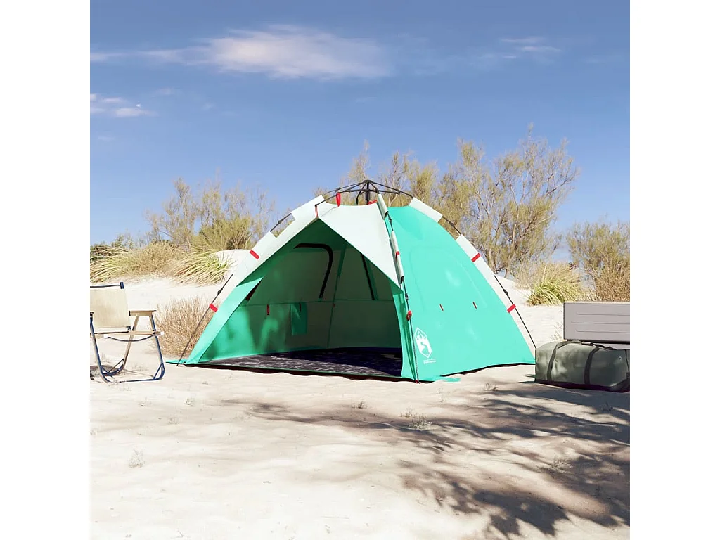 Tonnelle -Tente de plage 3 personnes libération rapide imperméable FR592579