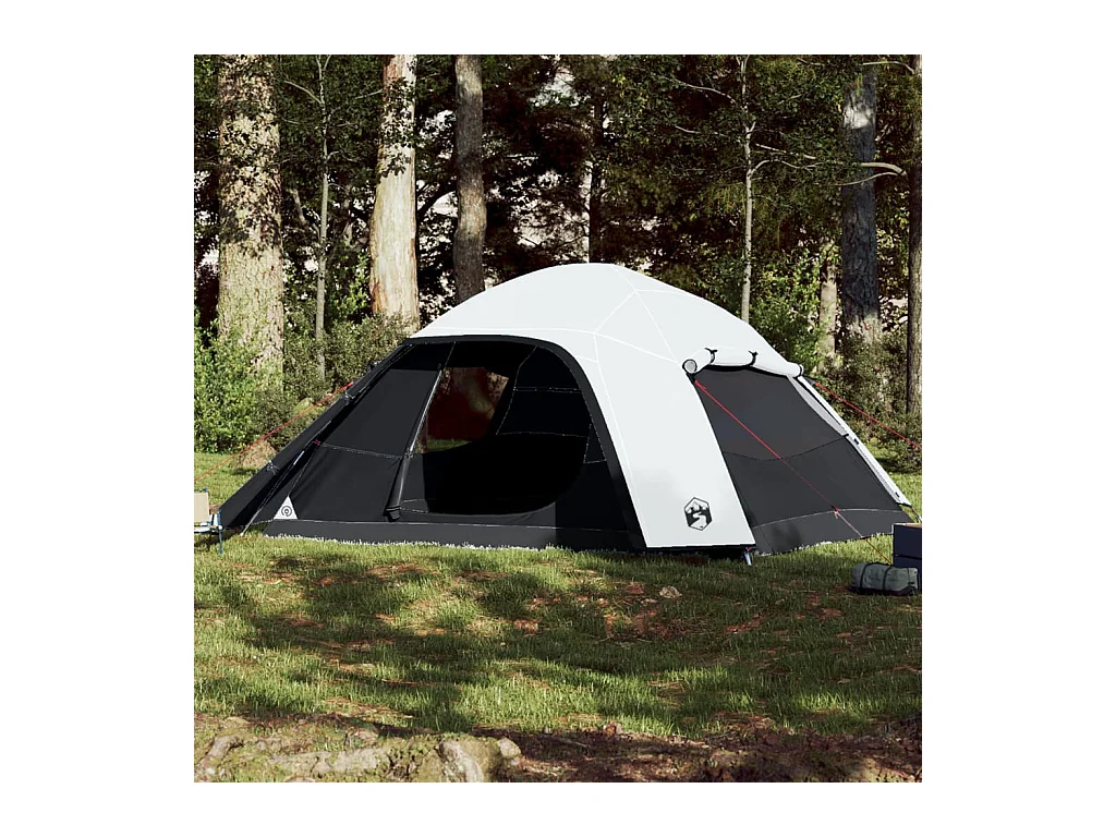 Tonnelle -Tente familiale à dôme 6 personnes tissu occultant imperméable FR440342