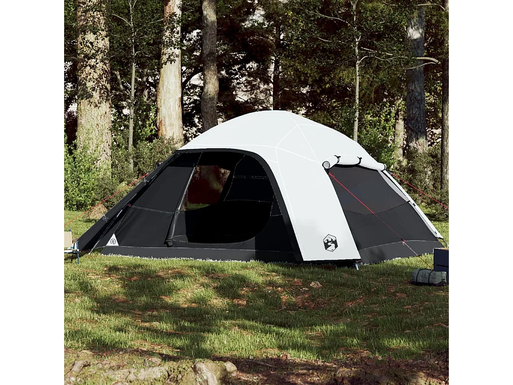 Tonnelle -Tente familiale à dôme 6 personnes tissu occultant imperméable FR440342