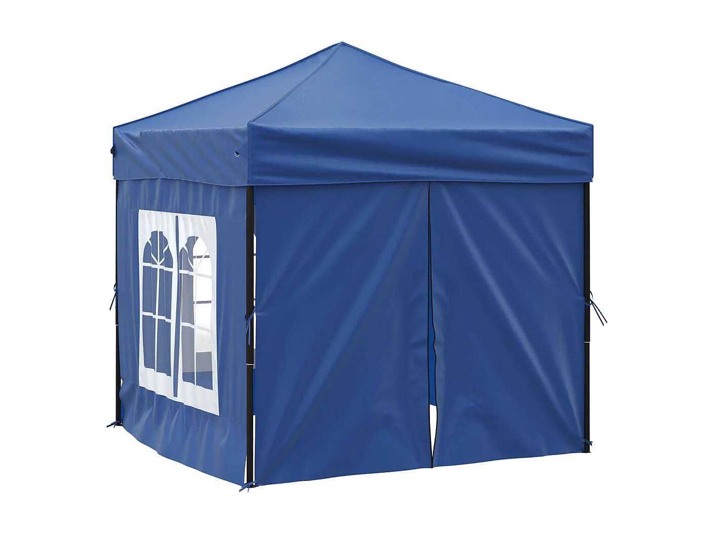 Tonnelle -Tente de réception pliable avec parois Bleu 2x2 m FR932374