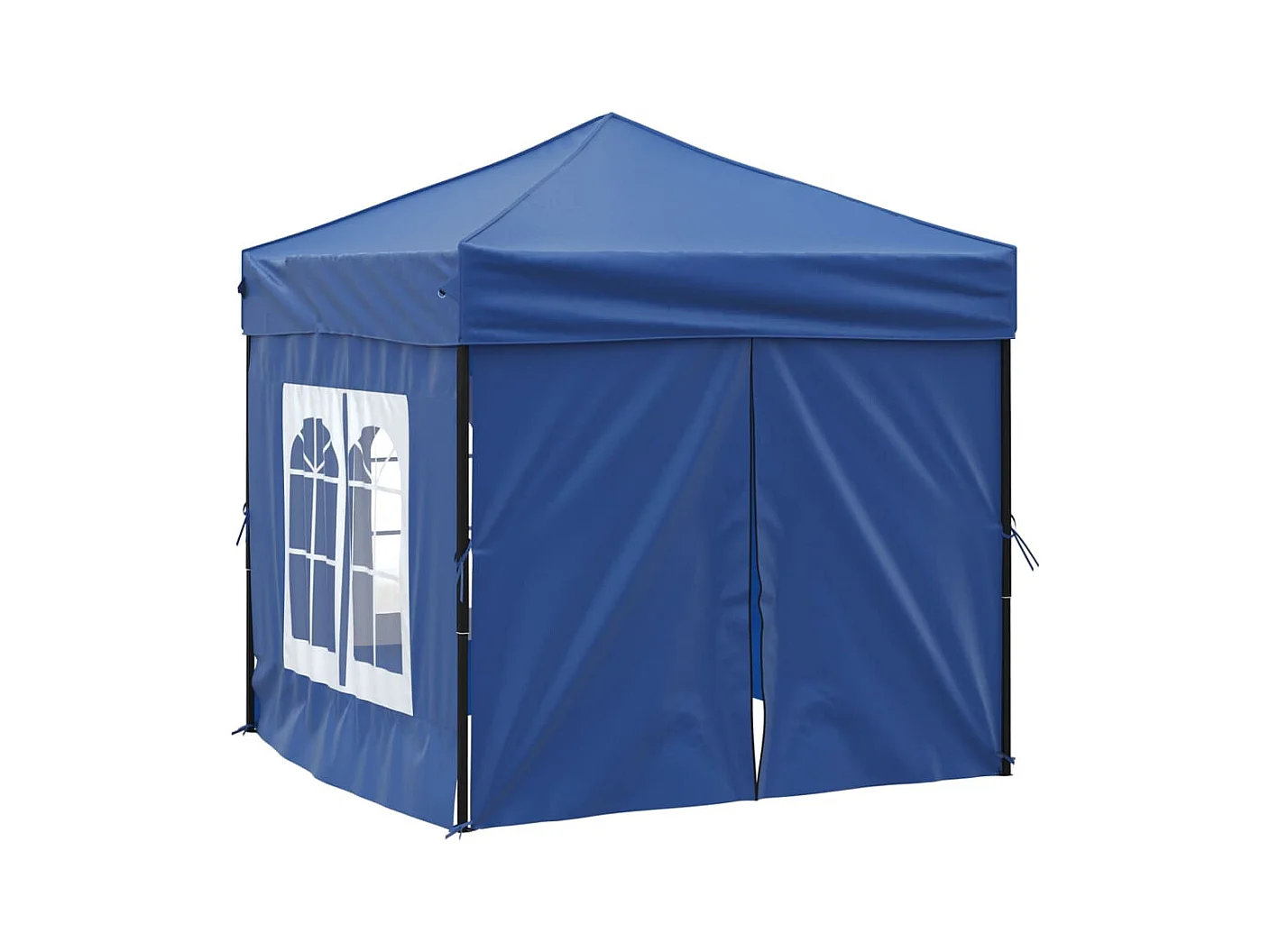 Tonnelle -Tente de réception pliable avec parois Bleu 2x2 m FR932374