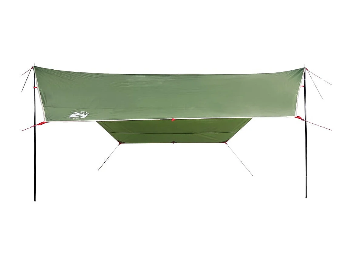 Tonnelle- Bâche de camping vert 430x380x210 cm imperméable FR586647