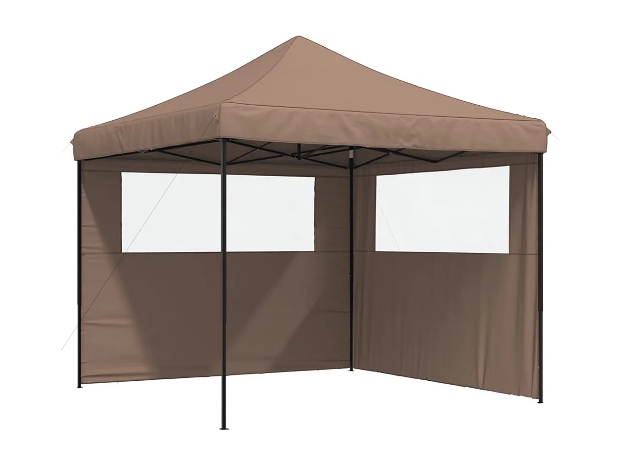 Tonnelle -Tente de réception pliable escamotable avec 2 parois latérales FR442954