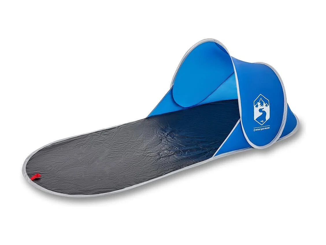 Tenda de praia pop-up impermeável azul ciano PT548405