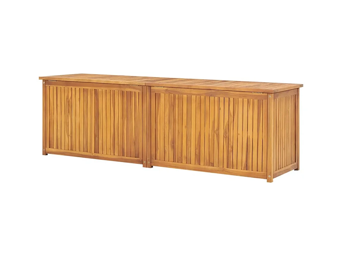 Coffre de jardin 175x50x55 cm Bois massif de teck FR348642