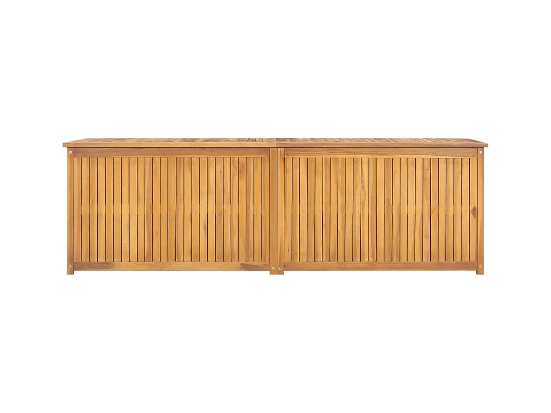Coffre de jardin 175x50x55 cm Bois massif de teck FR348642