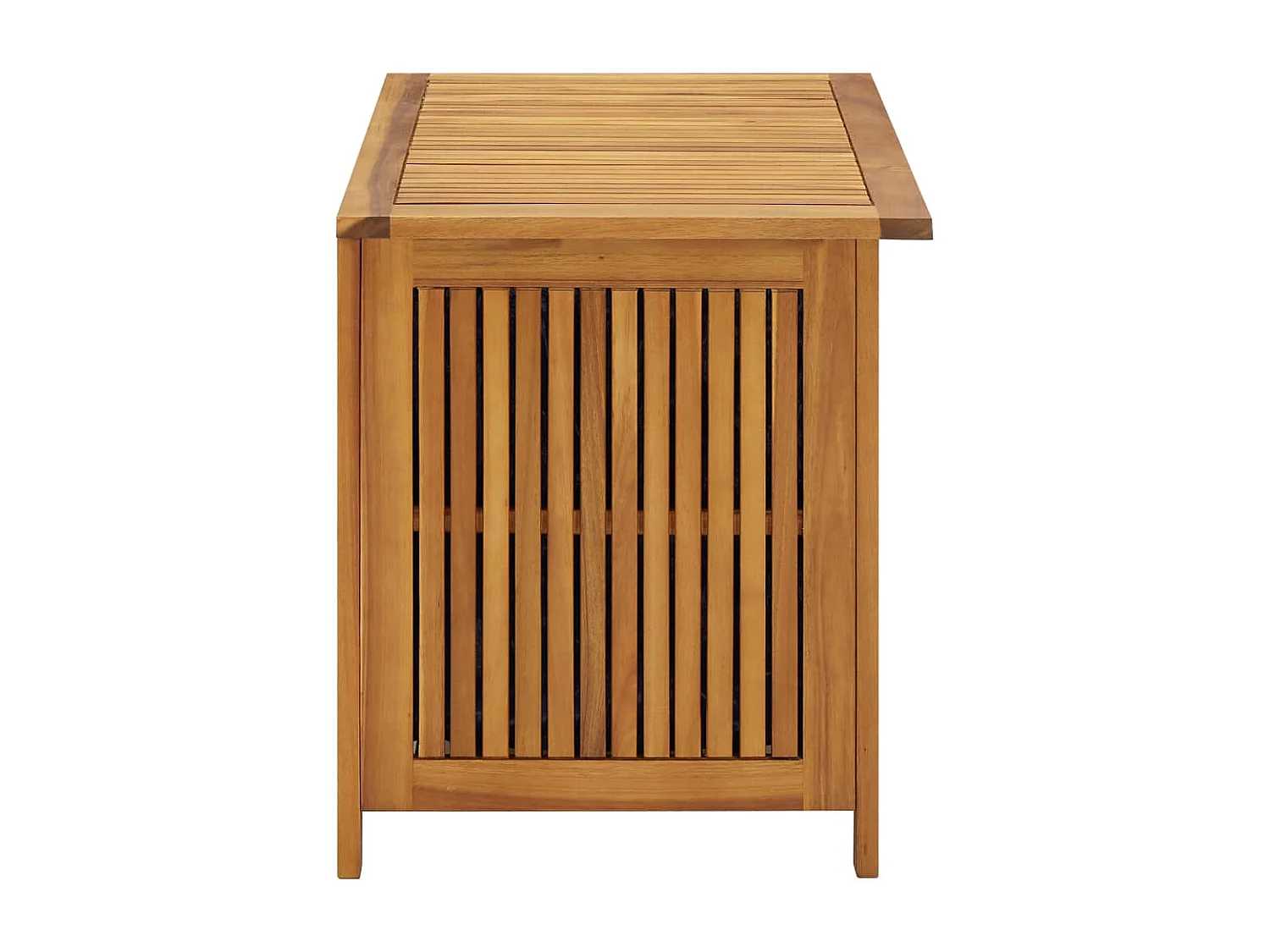 Coffre de rangement de jardin 90x50x58 cm bois d'acacia massif FR358761