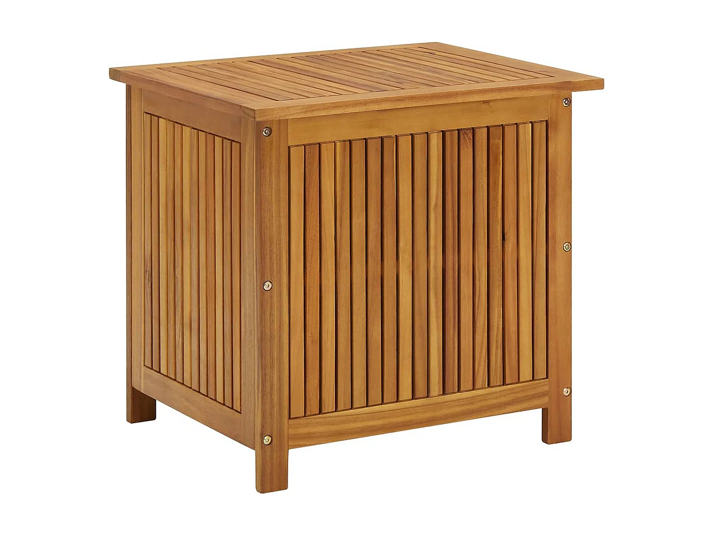 Coffre de rangement de jardin 60x50x58 cm Bois d'acacia solide FR406709