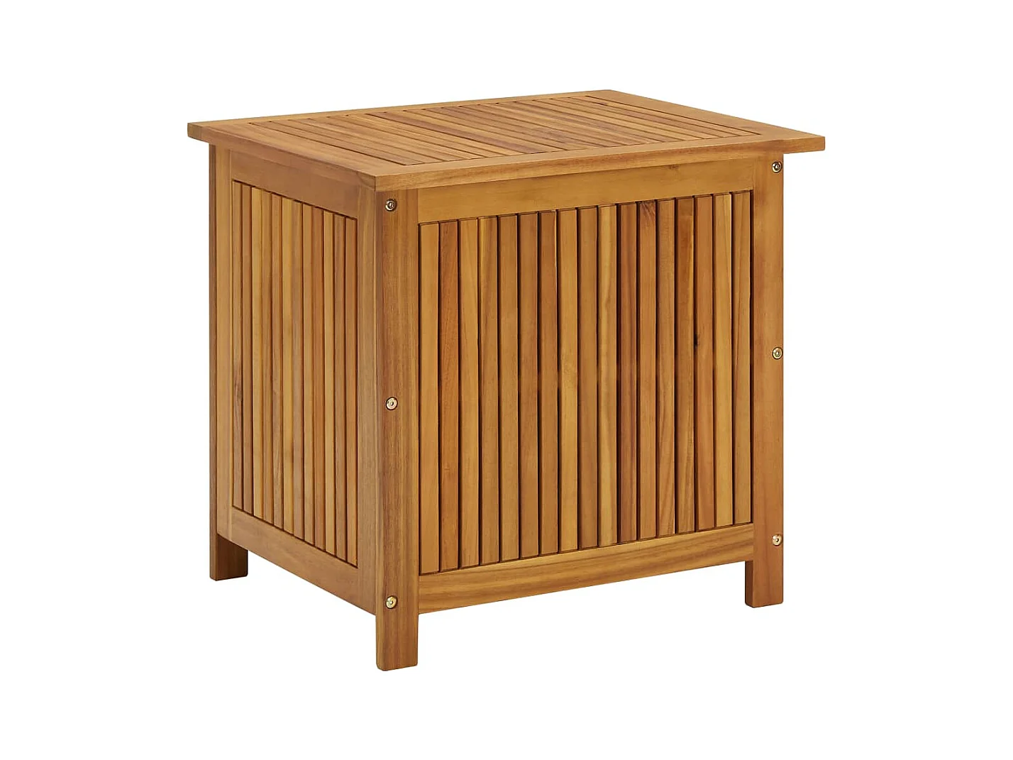 Coffre de rangement de jardin 60x50x58 cm Bois d'acacia solide FR406709