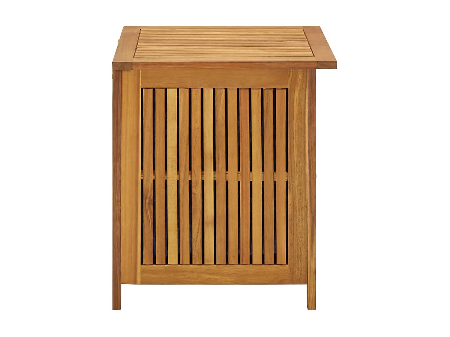 Caja de almacenaje de jardín madera maciza acacia 60x50x58 cm ES524709