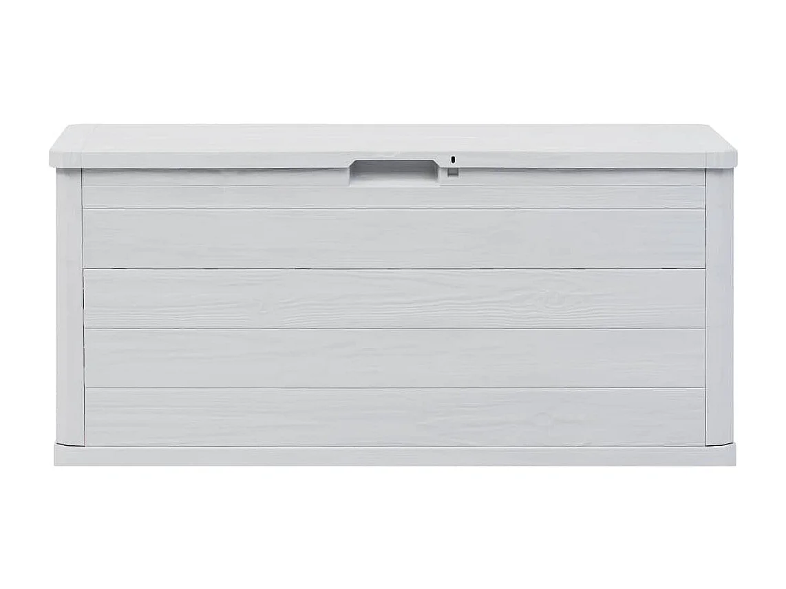 Coffre de rangement de jardin 280 L Gris clair FR641693