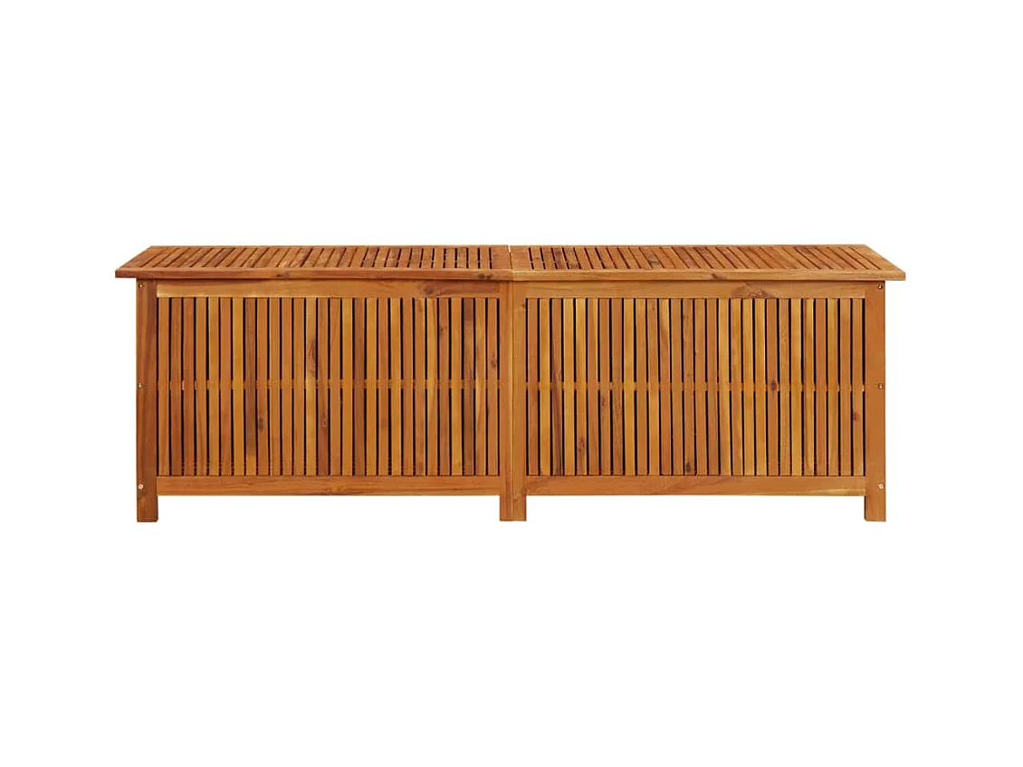 Coffre de rangement de jardin 175x50x58 cm Bois d'acacia solide FR640254