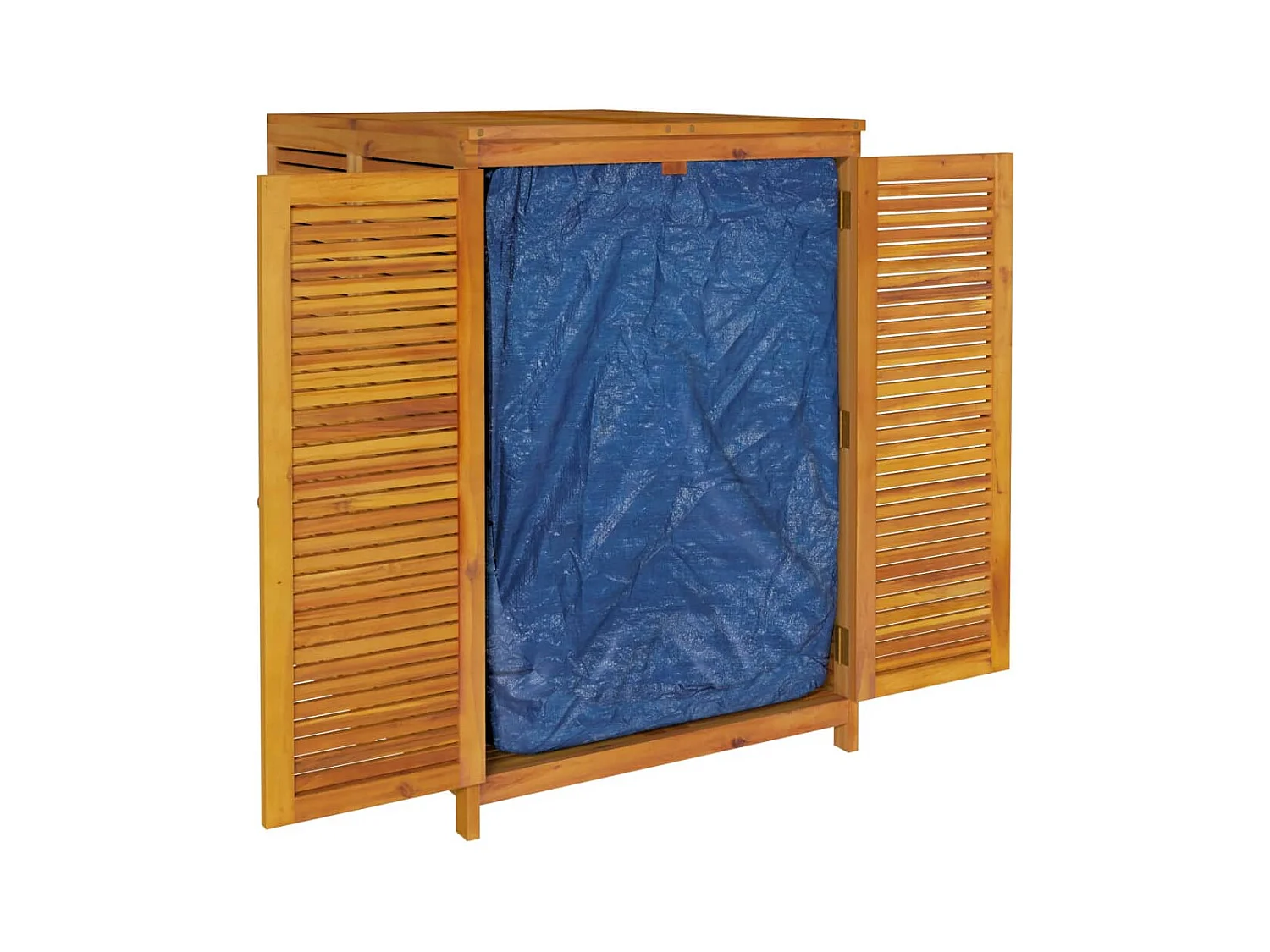 Coffre de rangement de jardin 70x87x104 cm bois massif d'acacia FR871737