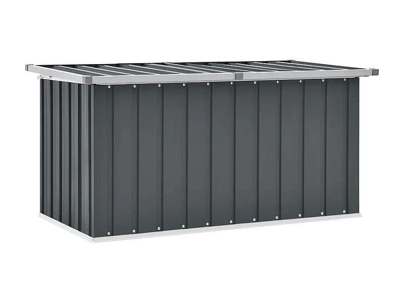 Caja de almacenaje para jardín gris 129x67x65 cm ES514230