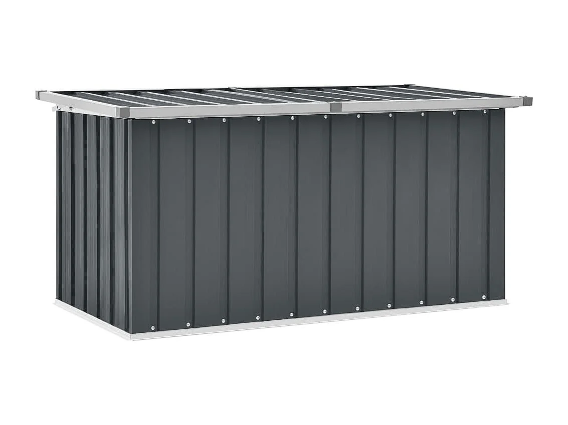 Caja de almacenaje para jardín gris 129x67x65 cm ES514230