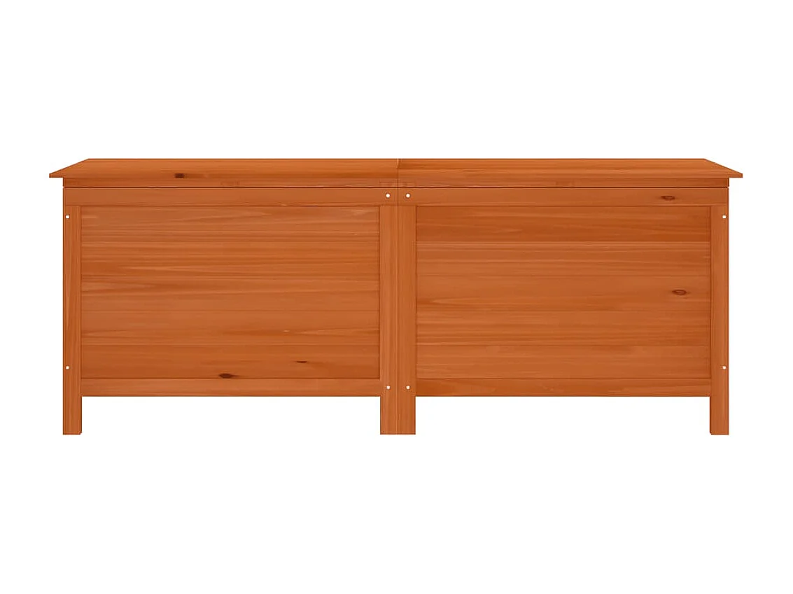 Caixa arrumação para jardim 150x50x56,5cm abeto maciço castanho PT629101