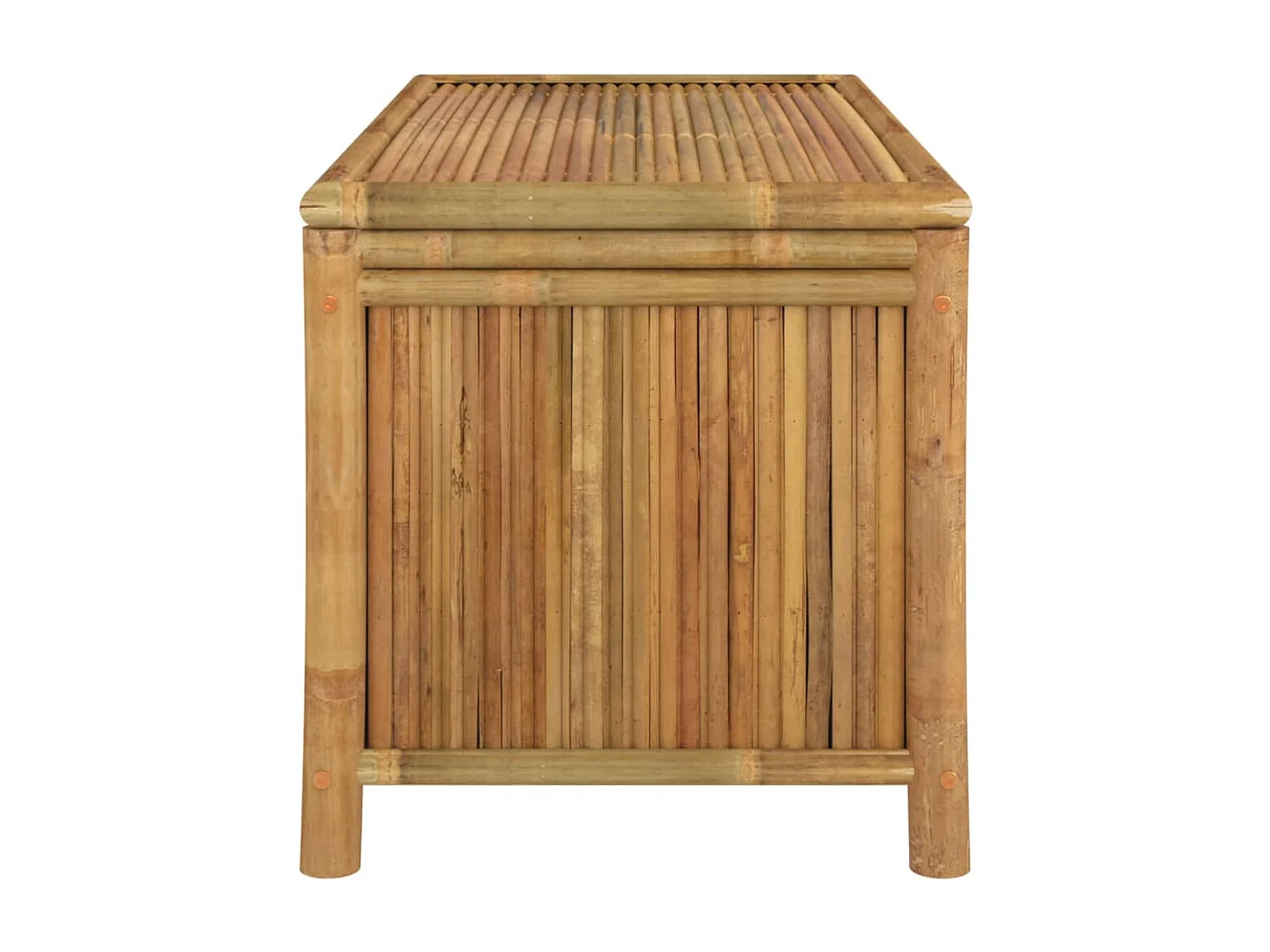 Caixa de arrumação para jardim 110x52x55 cm bambu PT890747
