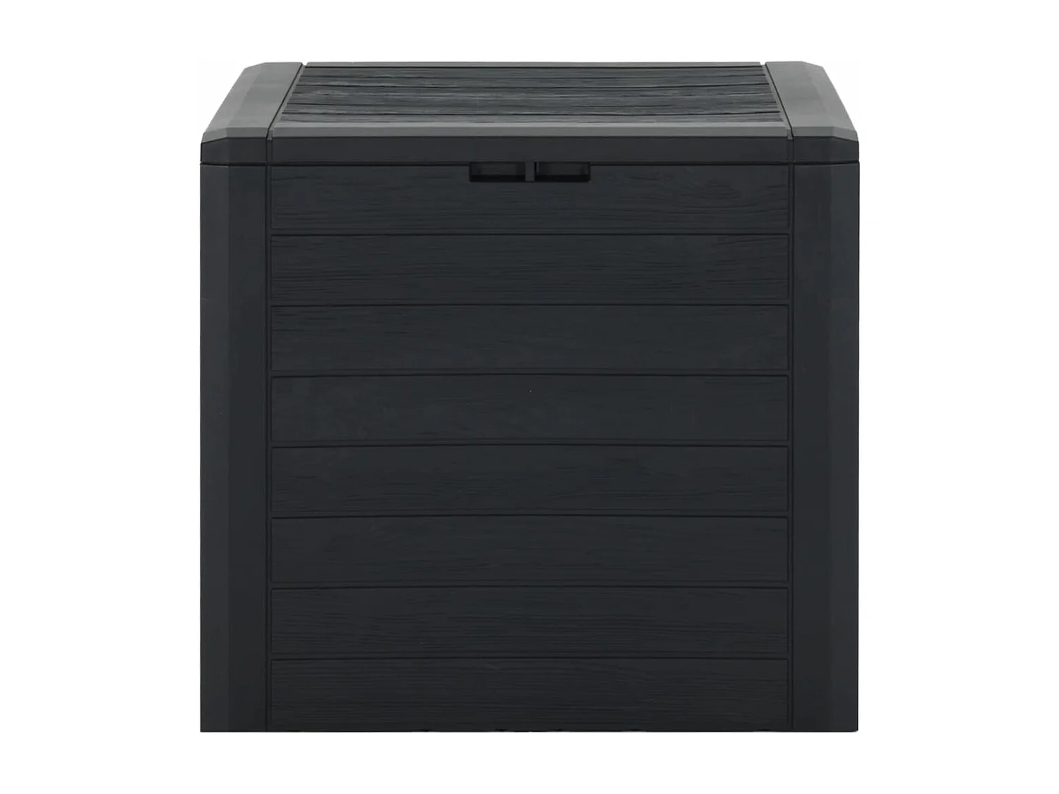 Caixa arrumação p/ jardim 58,5x46x55 cm polipropileno antracite PT827637