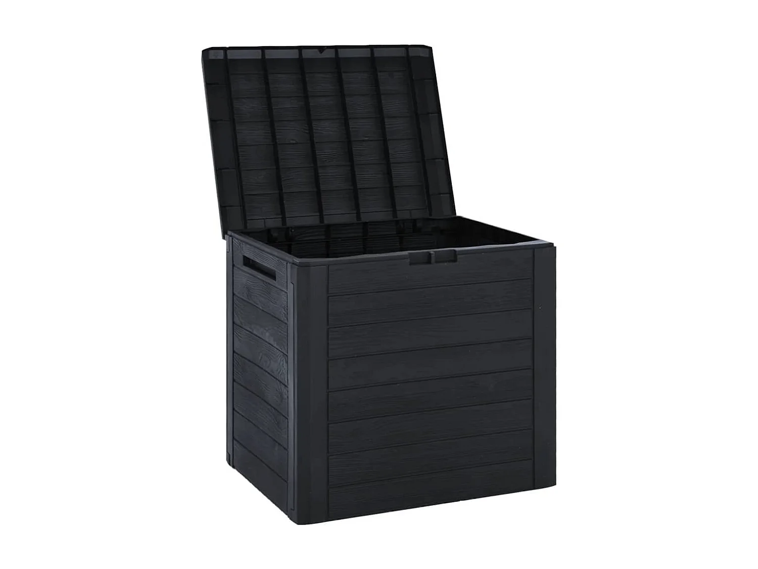 Caixa arrumação p/ jardim 58,5x46x55 cm polipropileno antracite PT827637