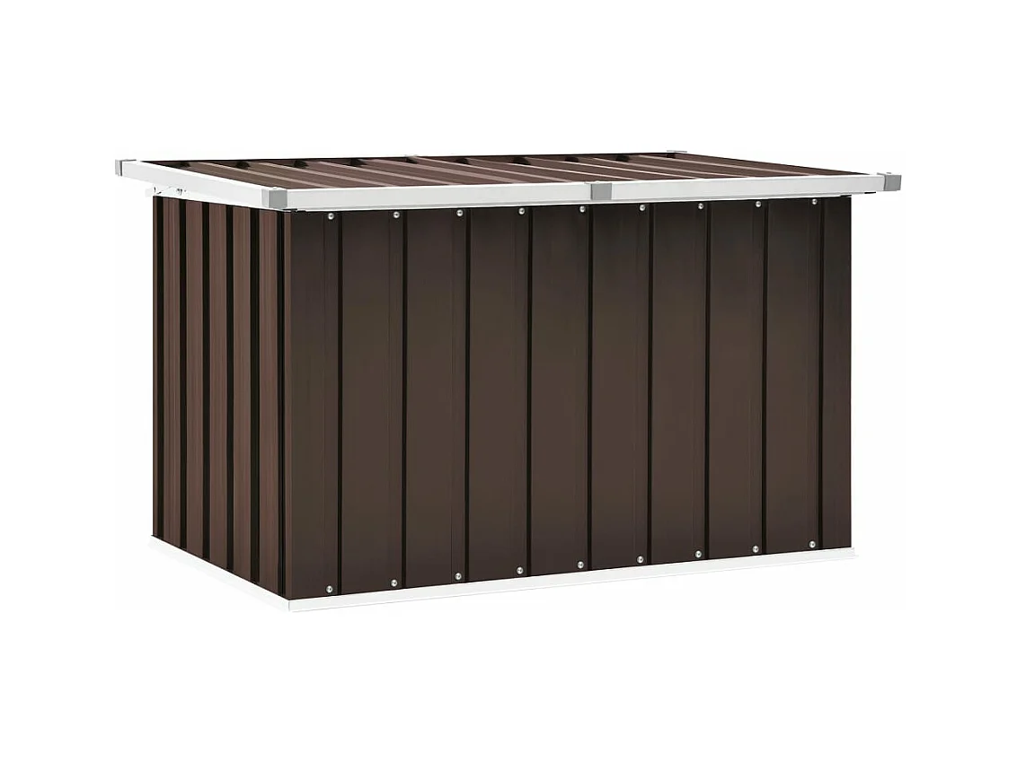 Coffre de rangement de jardin Marron 109x67x65 cm FR590168