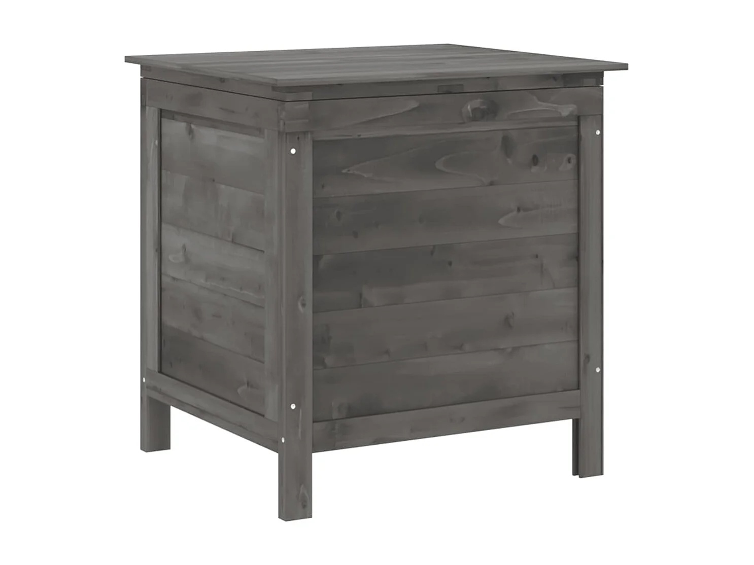 Tuinbox 50x49x56,5 cm massief vurenhout antracietkleurig BE969768