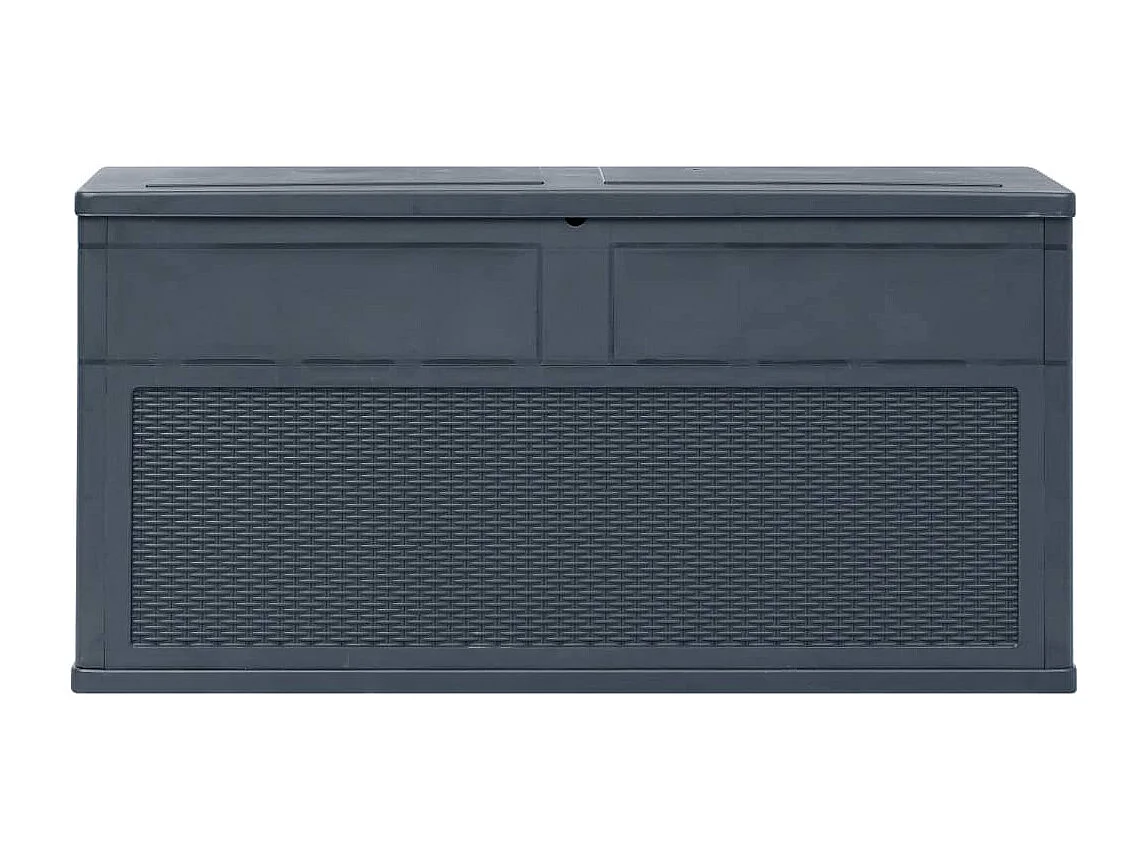 Coffre de rangement de jardin 320 L Anthracite FR600712