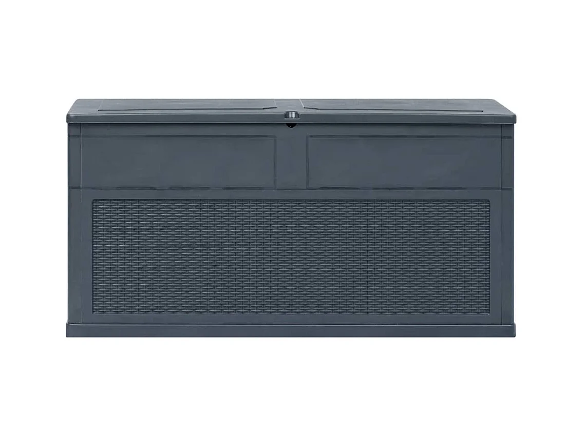 Coffre de rangement de jardin 320 L Anthracite FR600712
