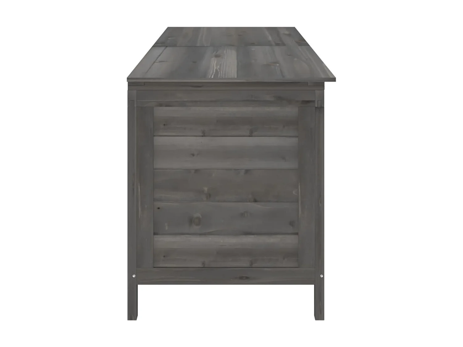 Tuinbox 198,5x50x56,5 cm massief vurenhout antracietkleurig BE267496