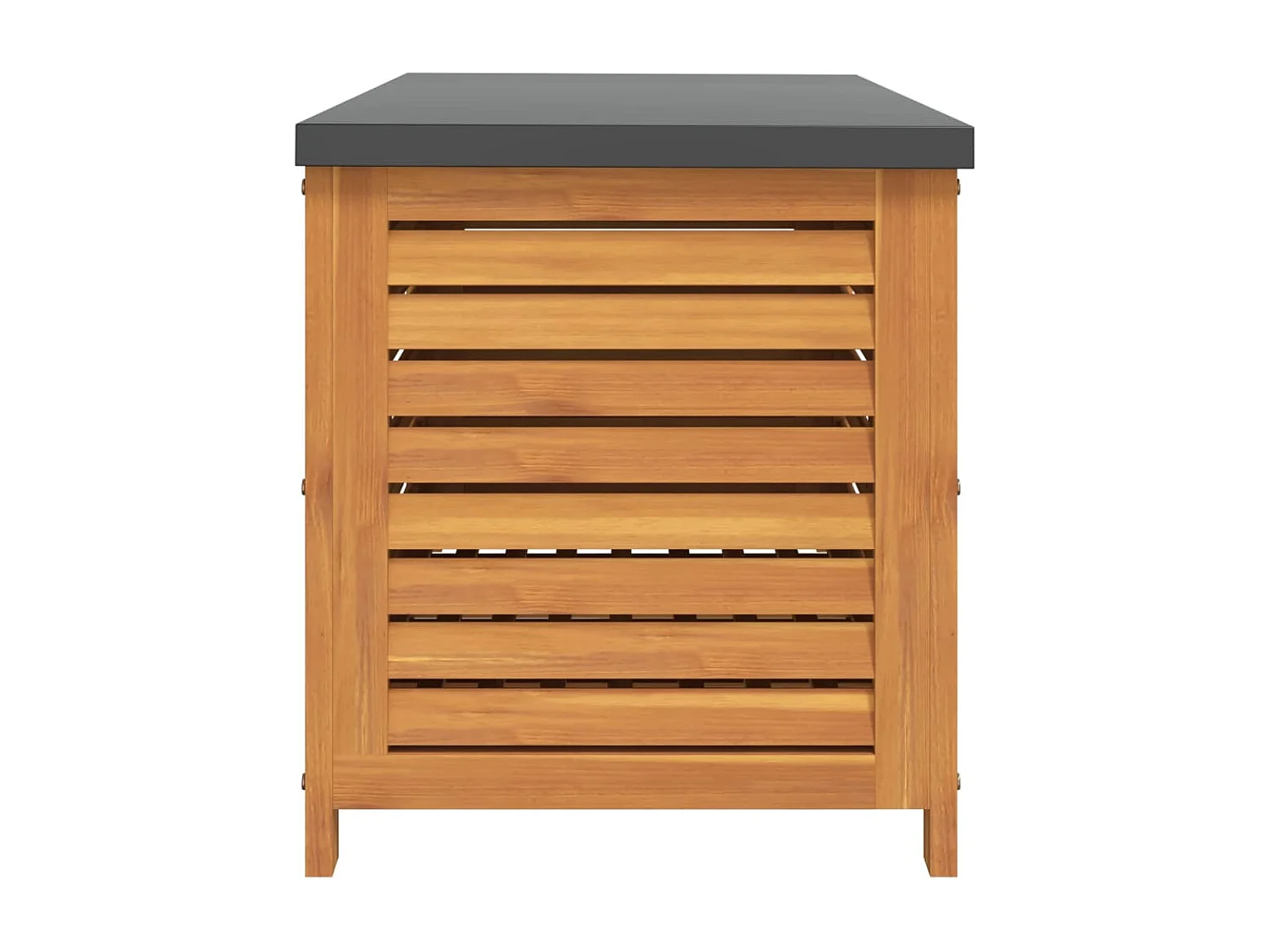 Coffre de rangement de jardin 90x48x55 cm bois massif d'acacia FR401817