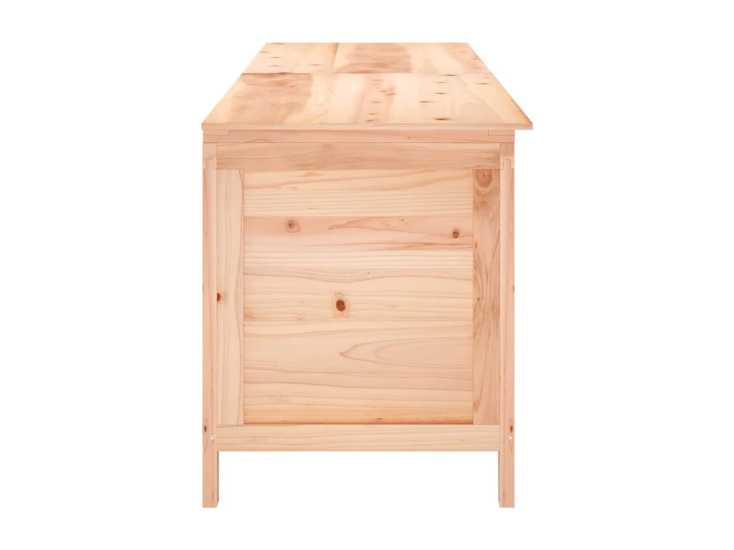 Coffre de rangement de jardin 198,5x50x56,5 cm bois massif sapin FR832504
