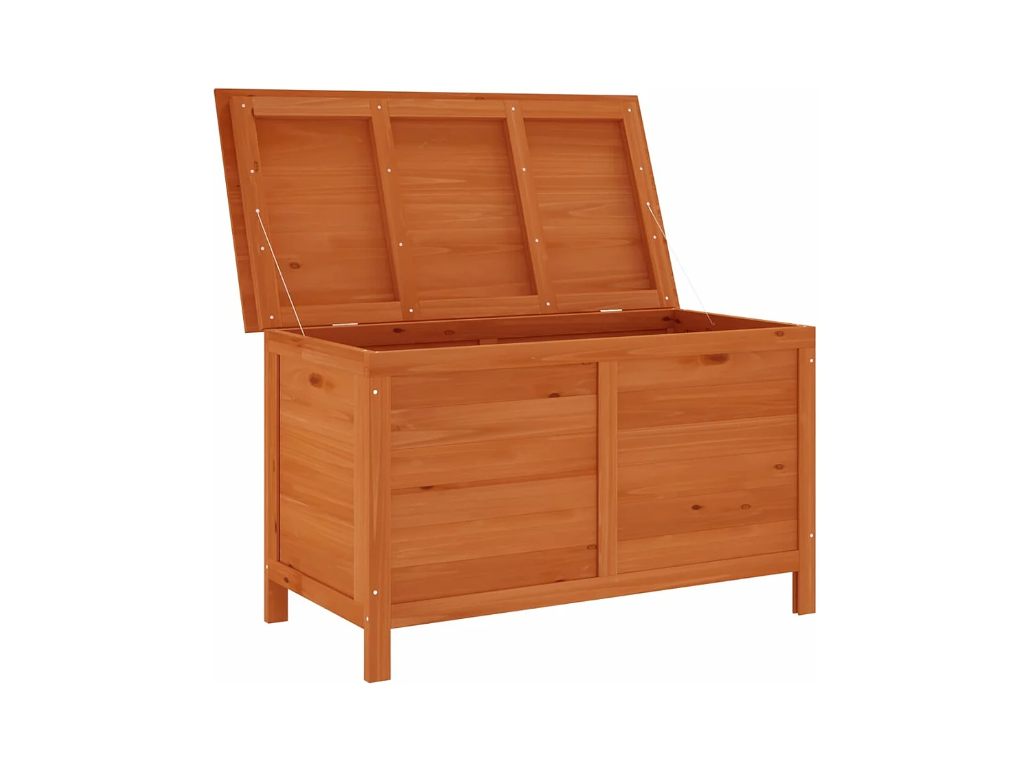 Coffre de rangement de jardin 99x49,5x58,5 cm bois massif sapin FR145049