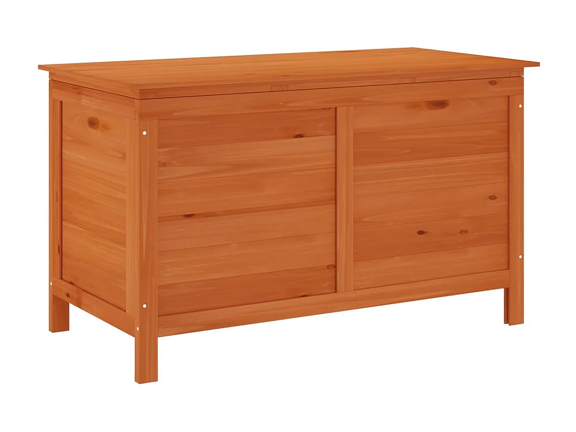 Coffre de rangement de jardin 99x49,5x58,5 cm bois massif sapin FR145049